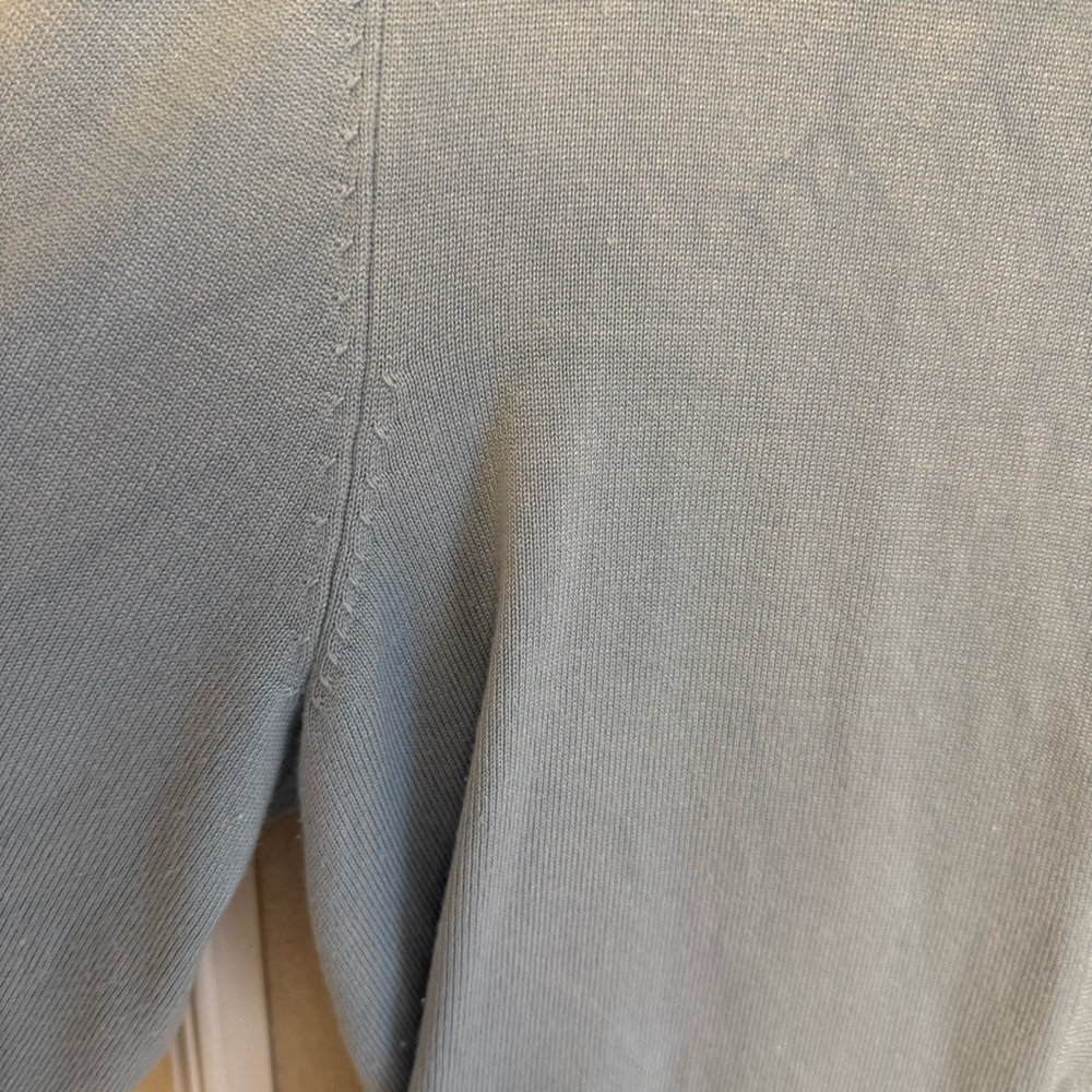 Cable & Gauge Scalloped Light Blue Cardigan, worn once for photoshoot, newish! - Picture 7 of 9